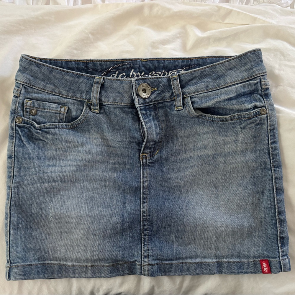 edc denim miniskirt